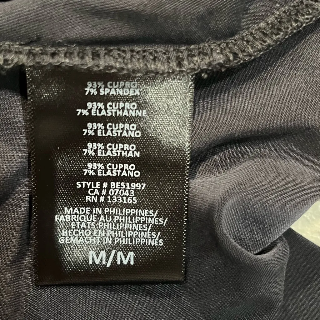 Anthropologie Eri + Ali Navy Blue Alessandra One Shoulder Long Sleeve Dress - Image 6