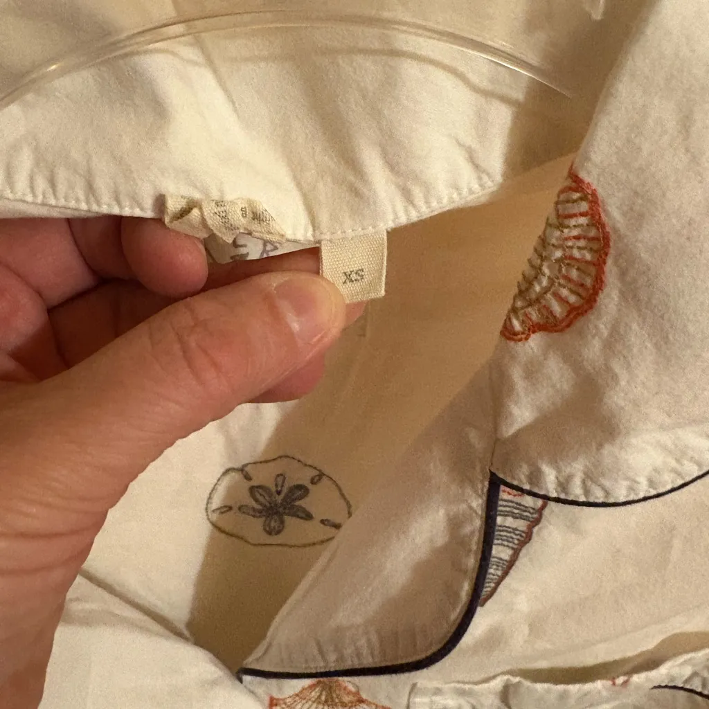 Printfresh Embroidered Shells Short PJ Set - Image 6