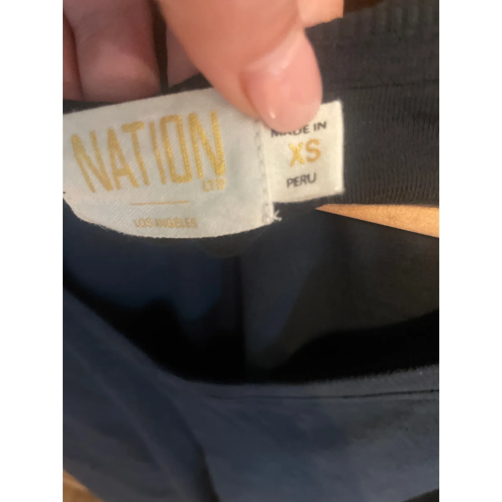 NATION LTD Celine Puff Sleeve Tee in Black FEMININE CASUAL Size XS T-Shirt Top - Image 3