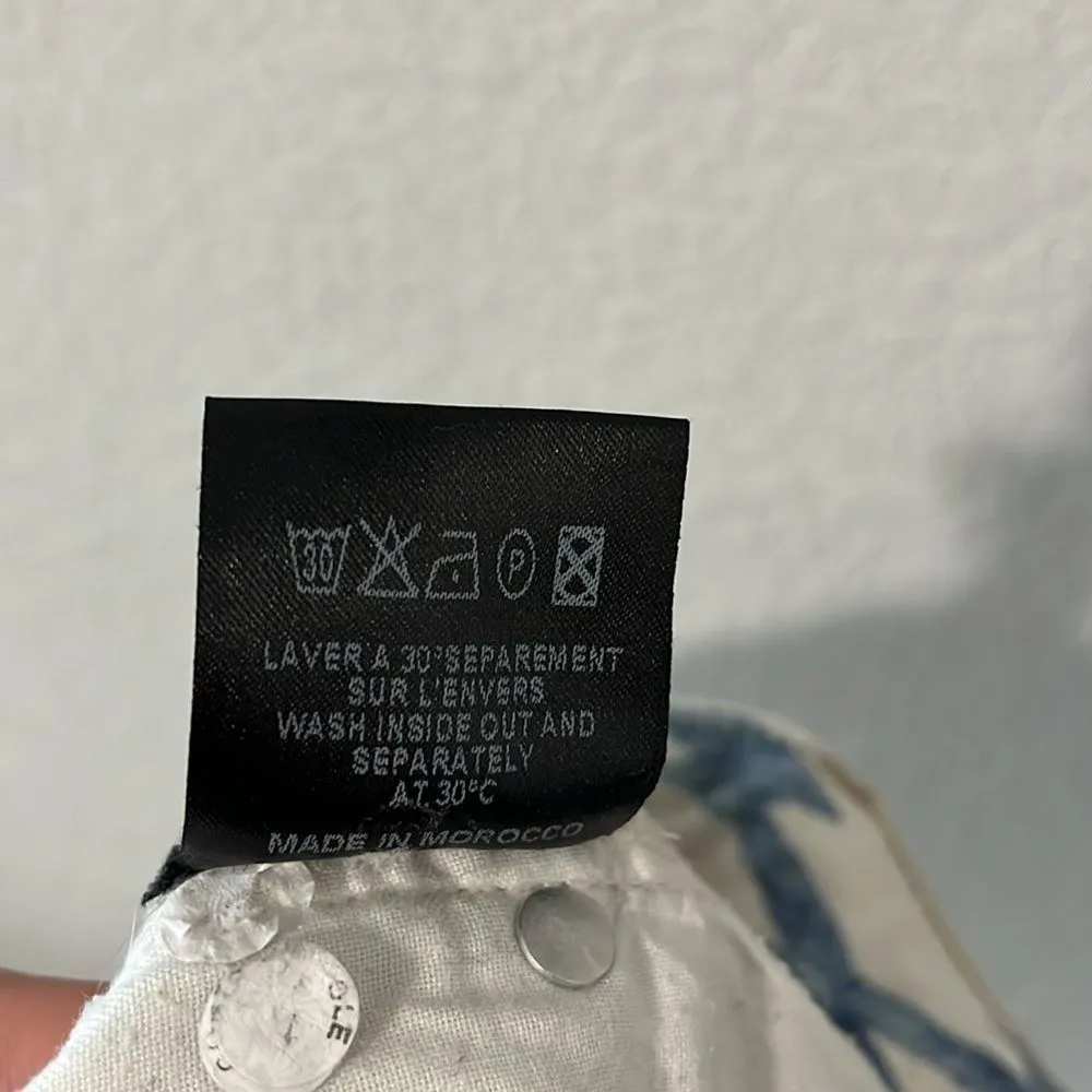 ISABEL MARANT ETOILE, Ikat Nessa Printed Cropped Jeans, Size 38 (US, Size 6) - Image 10