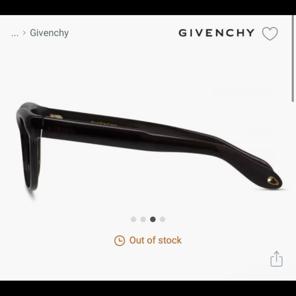 Givenchy Dark Brown Eyewear - Image 3