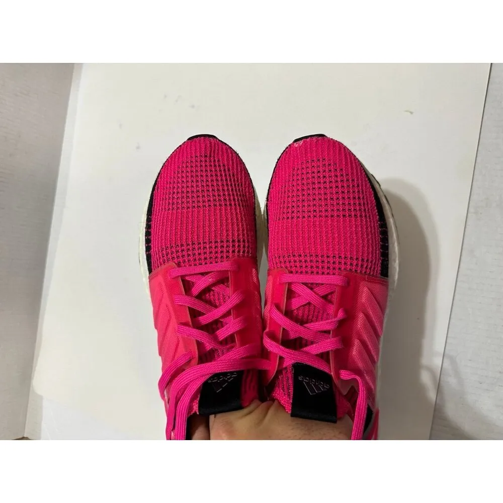 Adidas UltraBoost 19 Women's Running Shoes Shock Pink Size 10.5 - Image 10