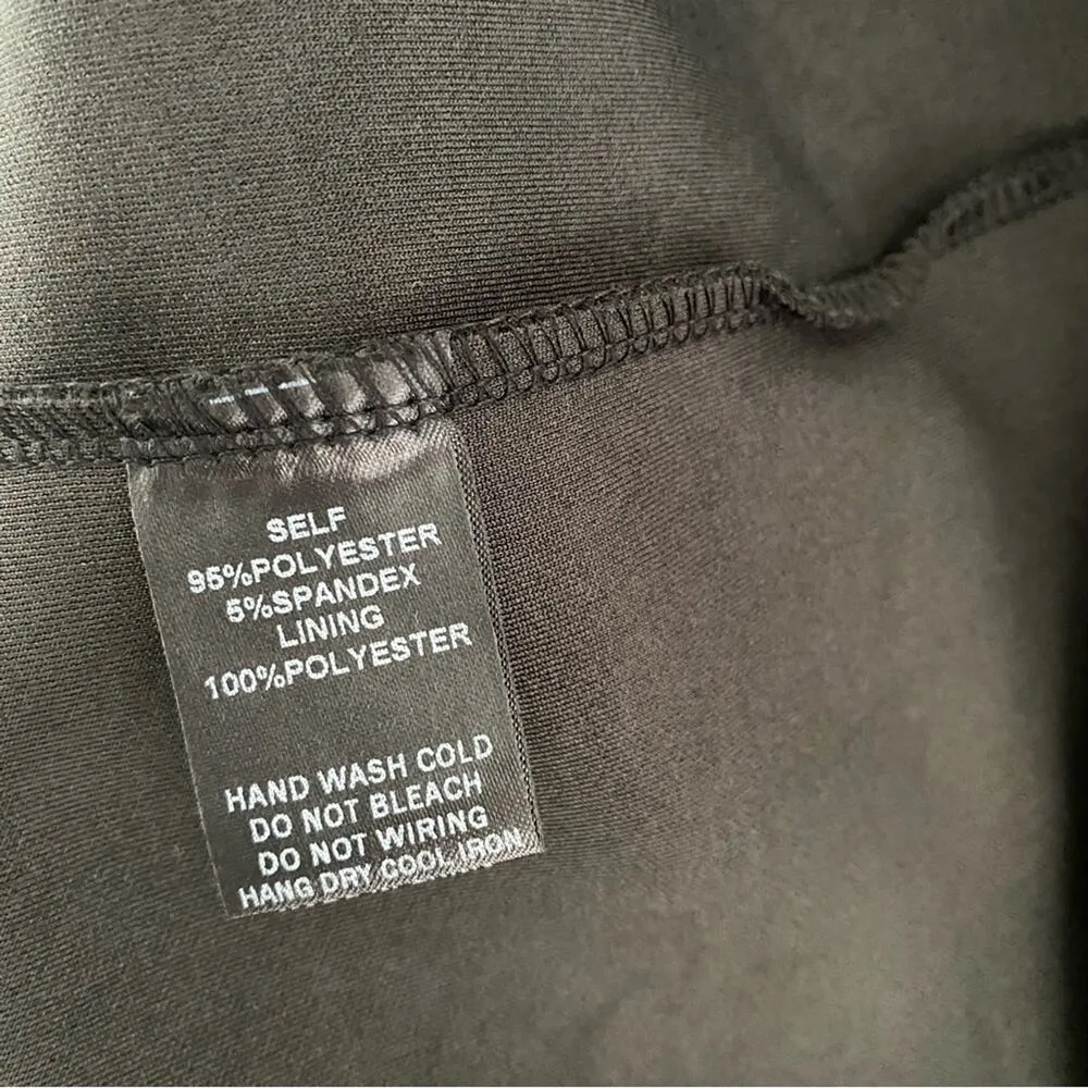 Akira Off Shoulder Feather Black Body Con Mini Dress NWTs size large - Image 3