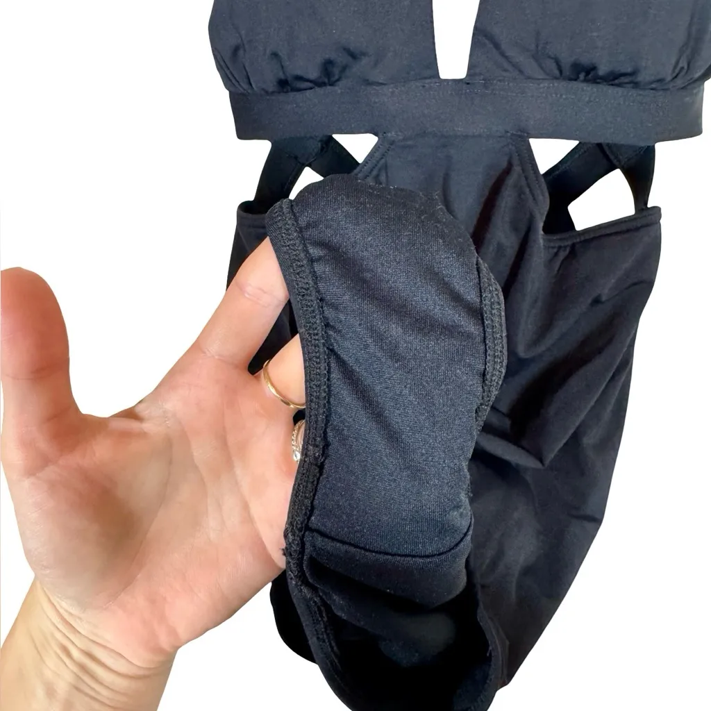 Anthropologie Seafolly Active Halter Cutout One-Piece Bathing Suit AU14/US10 - Image 10