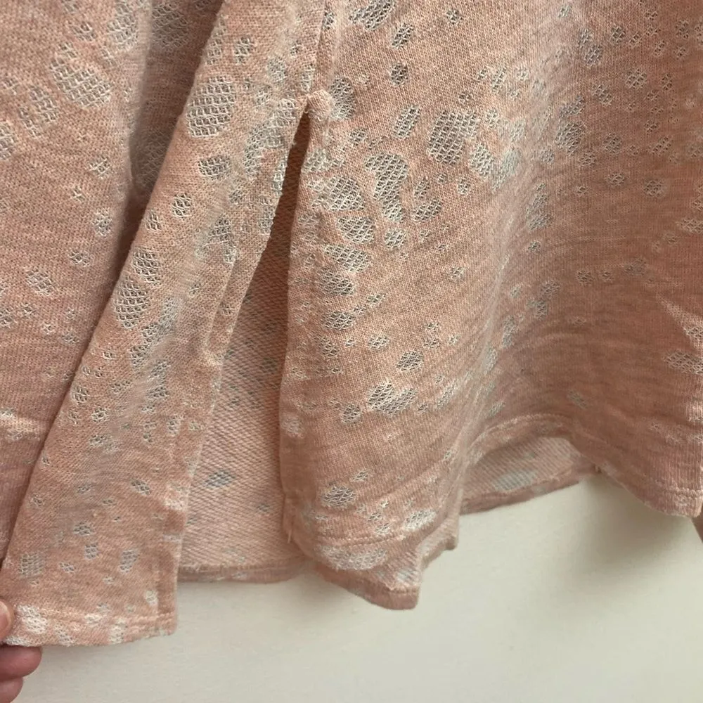 NWT Maronie x Revolve oversized lace up long sleeve pullover hoodie size M Pink Size M - Image 4