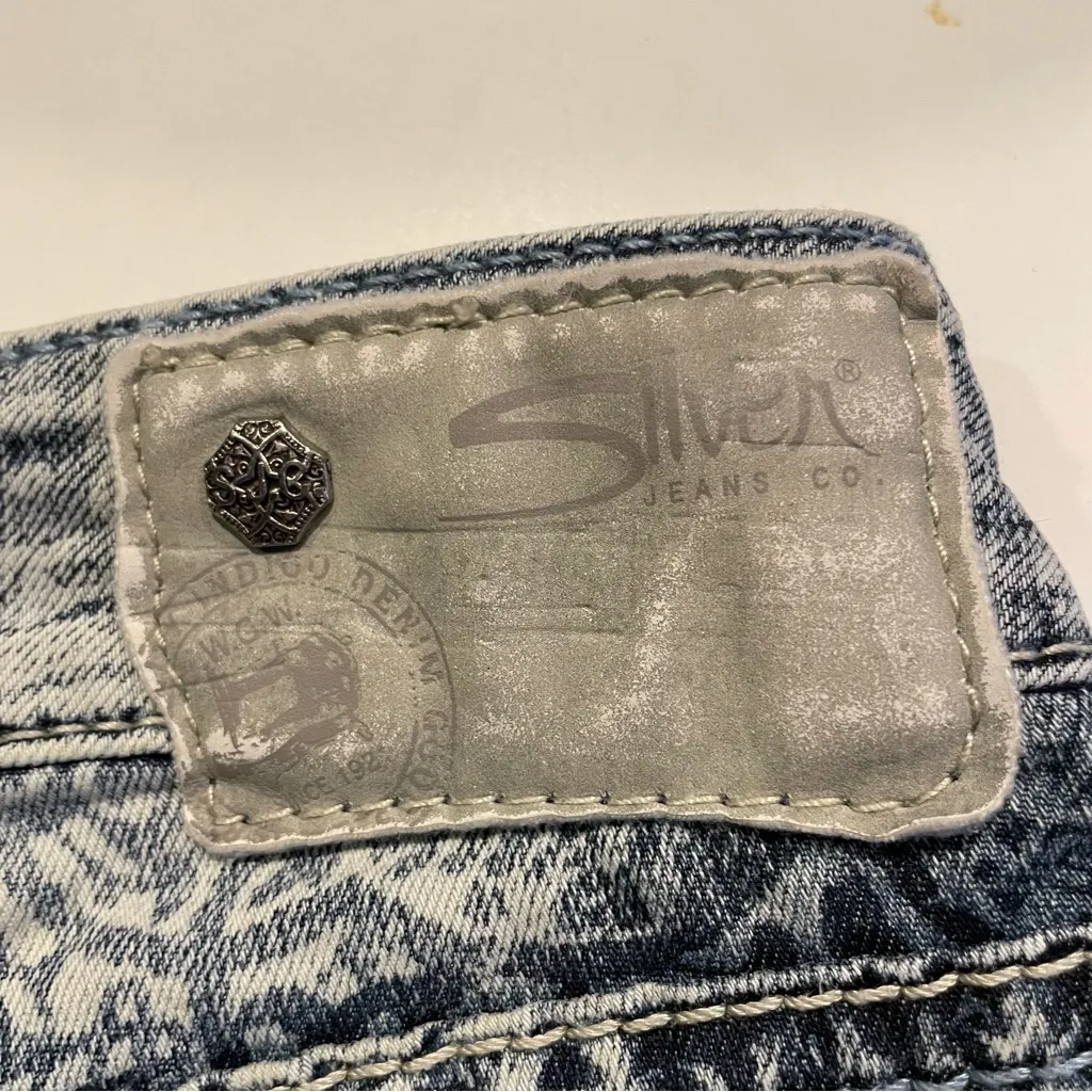 Silver Jeans Floral Patterned Jeans - Image 12