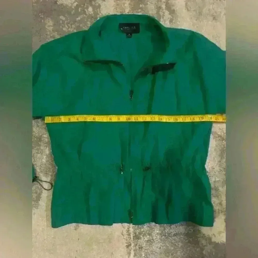 Women’s Green Carlisle Water Resistant Jacket - Image 6