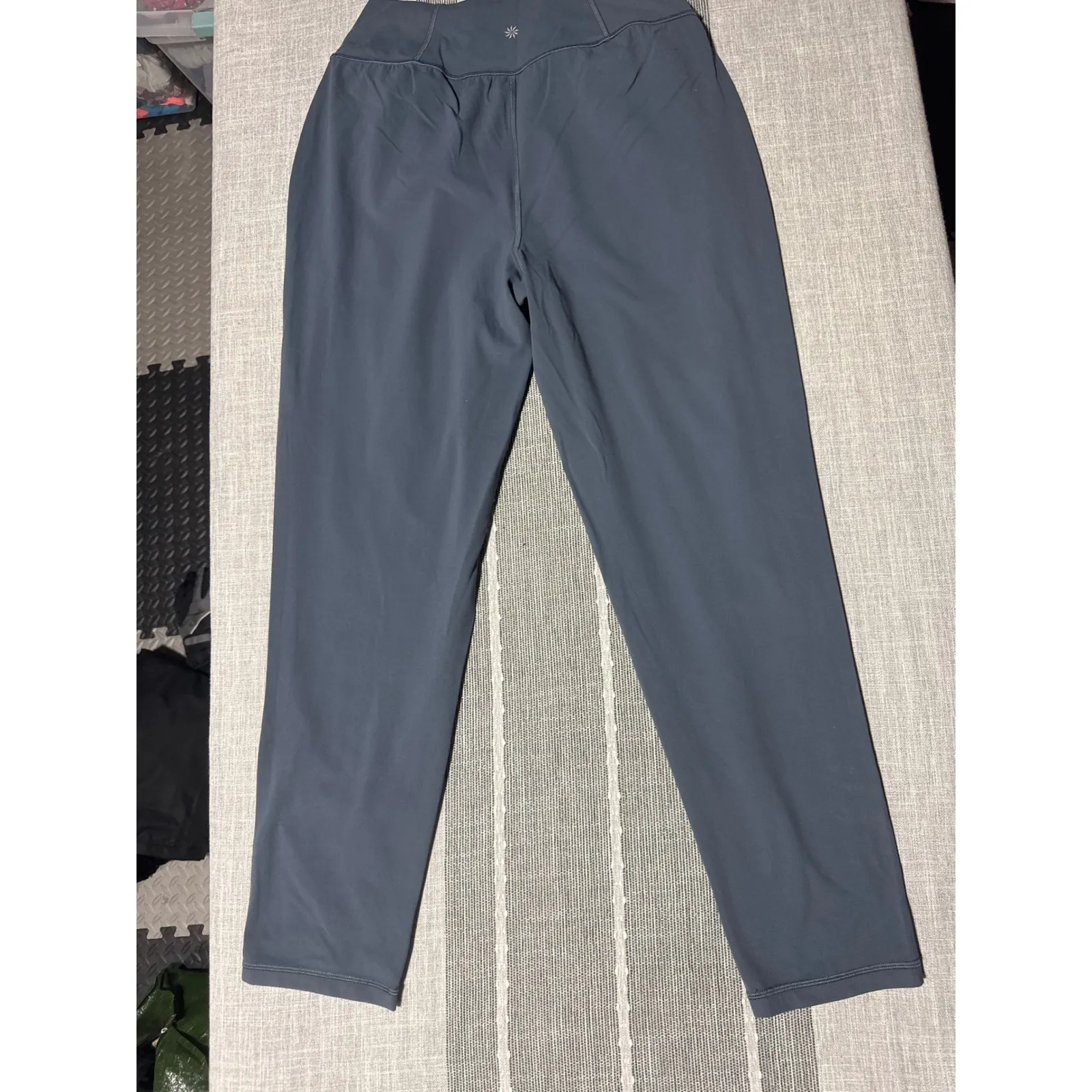 ATHLETA Elation Pant Women's Medium Grey Straight Leg Workout Athleisure Pants - Image 6