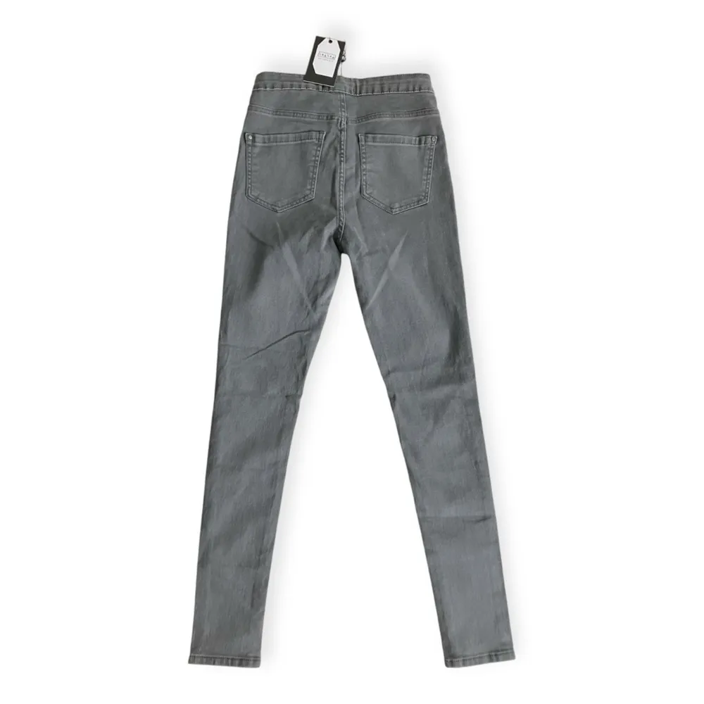 ASOS NaaNaa Womens high waisted skinny jeans in grey - Image 4