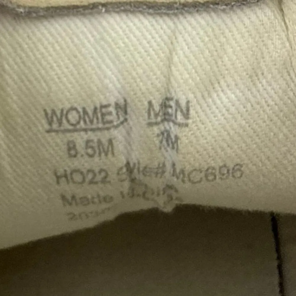 Madewell Court Unisex White Leather Low Top Lace Up Sneakers Shoes Size M7 W8.5 - Image 9