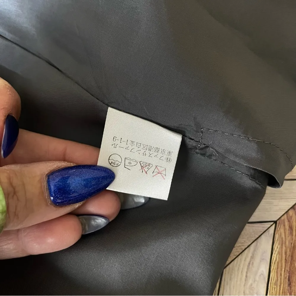 Vintage Brahmin Wool Gray Black Tartan Plaid‎ Skirt Pleated Wrap Style Classic - Image 5