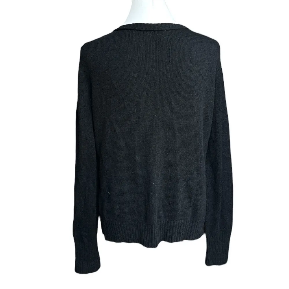 Delia’s Knit Cardigan Sweater Black Size XLarge - Image 2