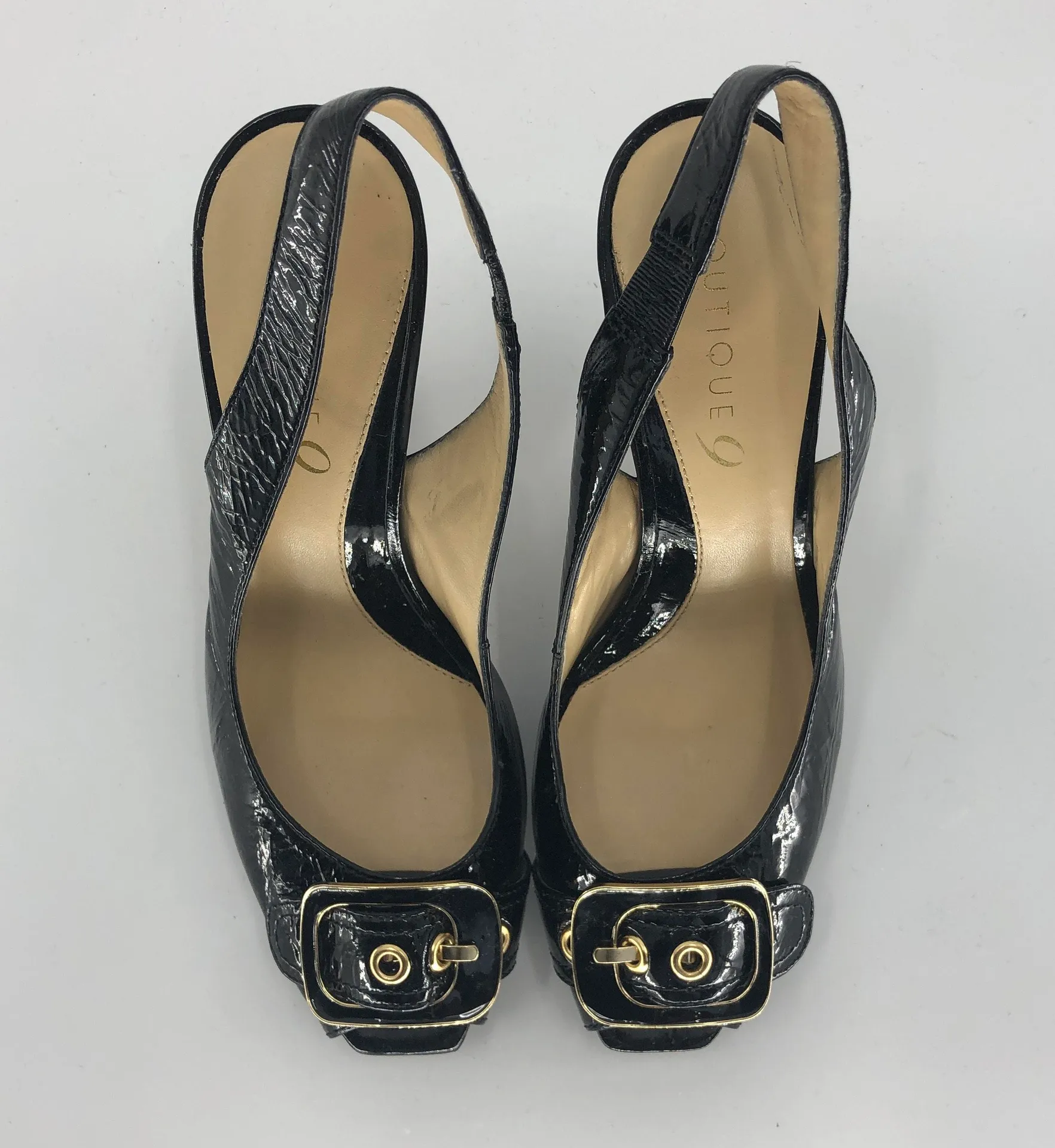 9 Bisson Peep Toe Slingback - Image 6