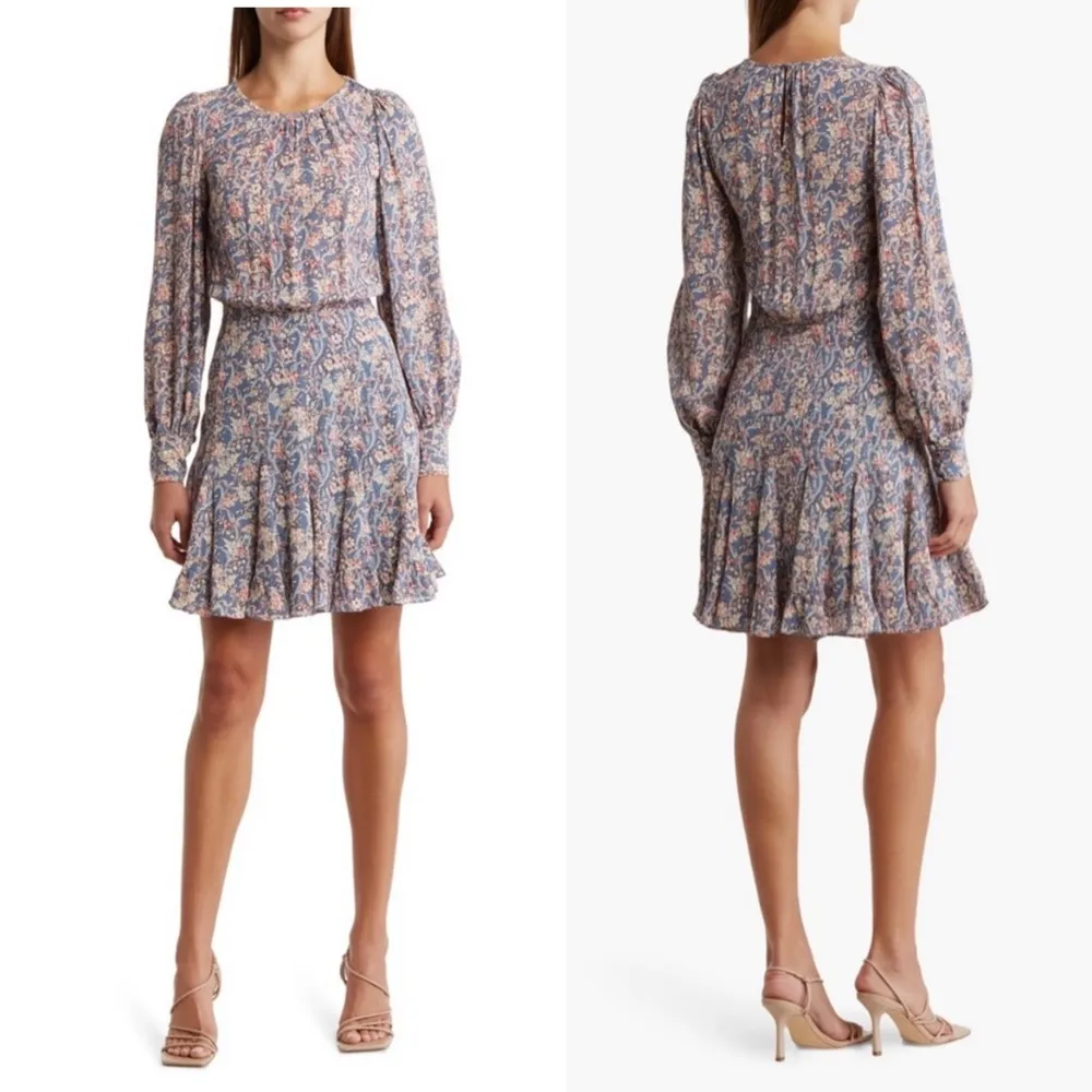 Veronica Beard Gara Floral Pleated Minidress 4 - Image 10