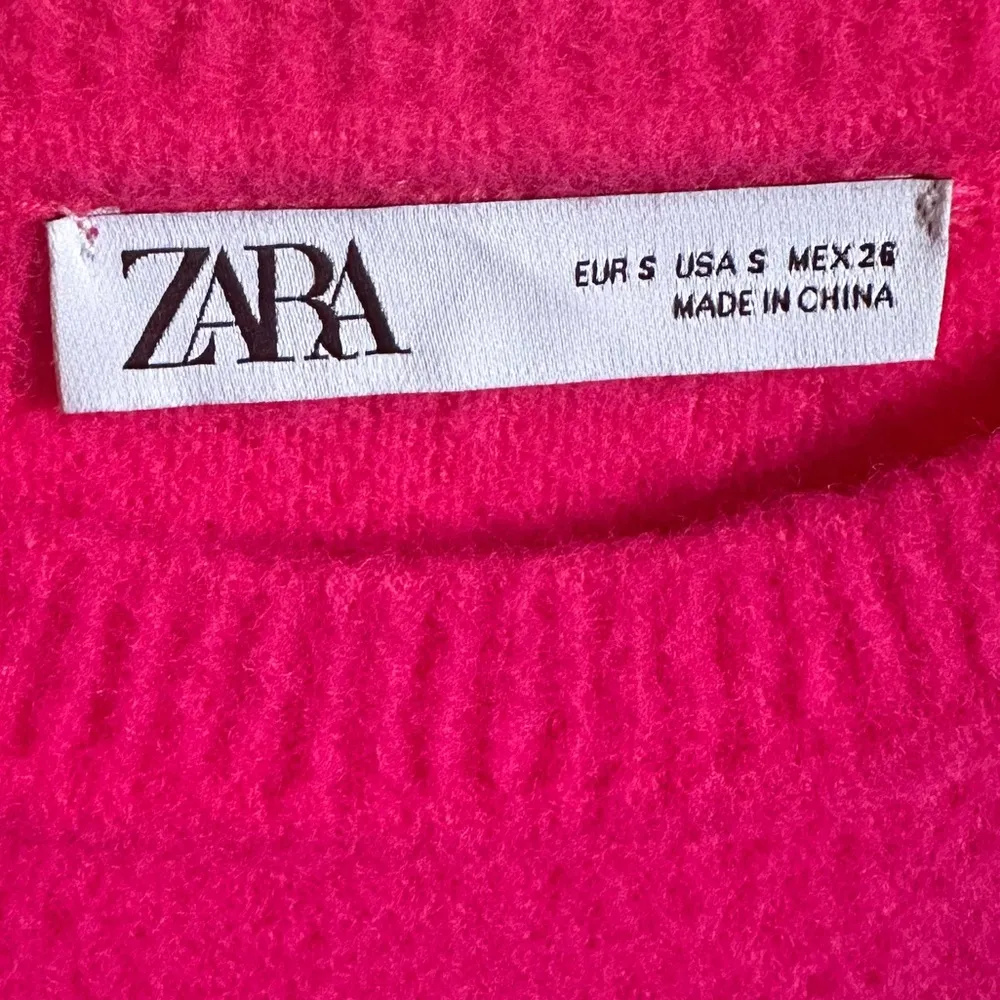 ZARA Hot Pink Sweater- Size Small - Image 3