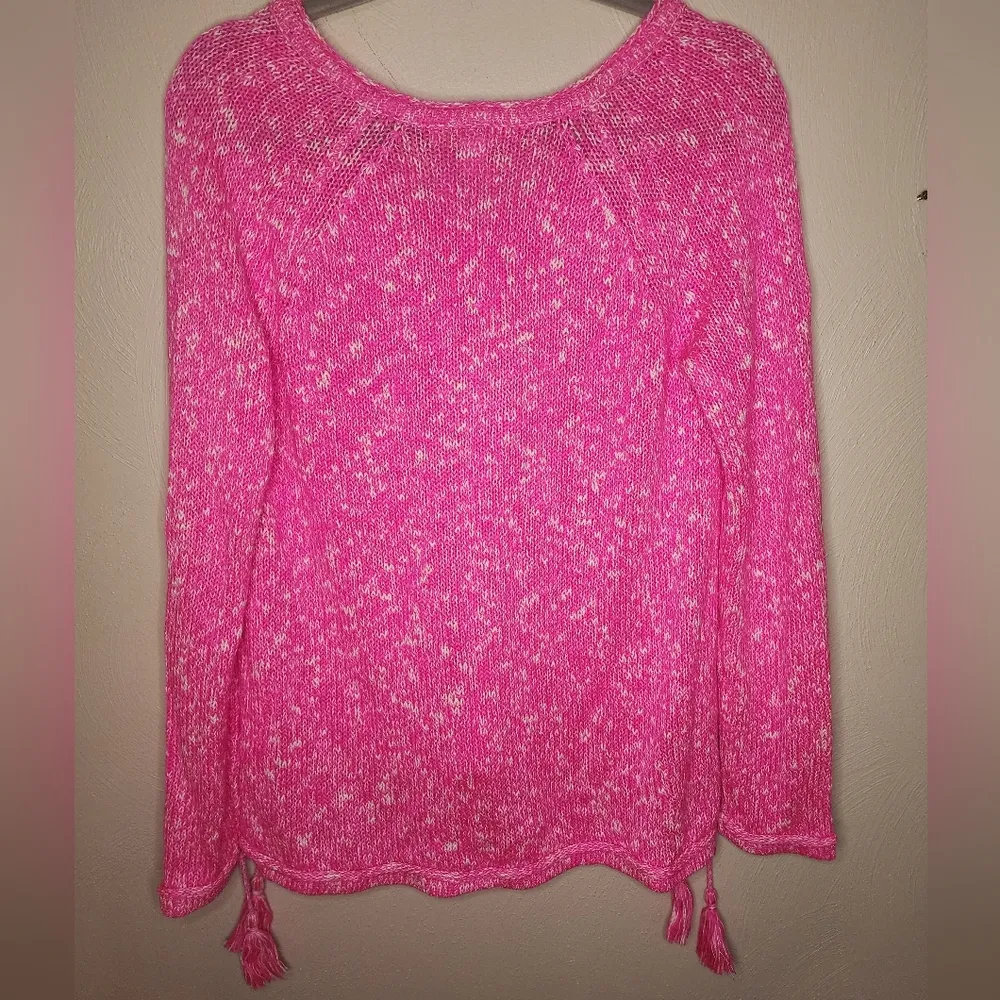 Lilly Pulitzer MacKay Slub Sweater Tassel - Image 2