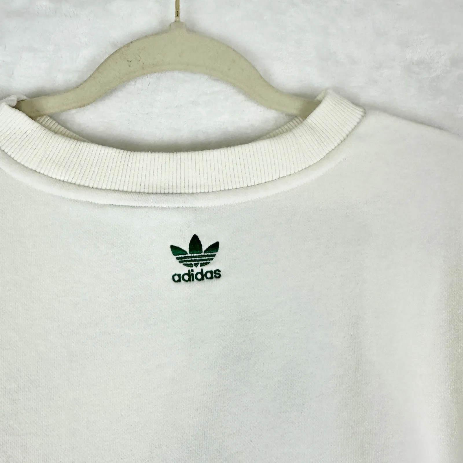 Adidas Tennis Academy Crew Sweatshirt Size Large Oversized Preppy Old Money - Image 9