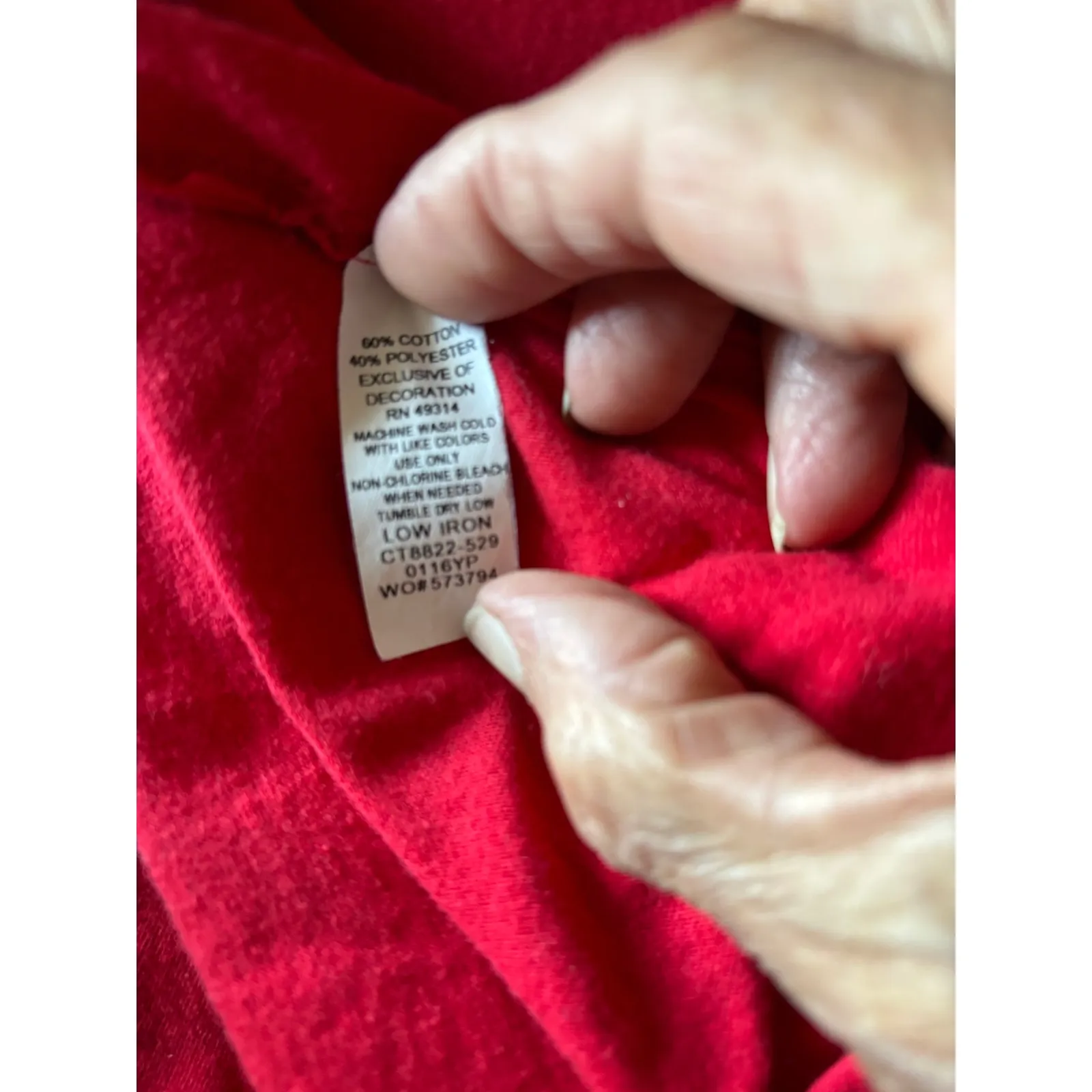 Champion UGA Georgia Red‎ Logo Tee Shirt - Size Large - Image 6