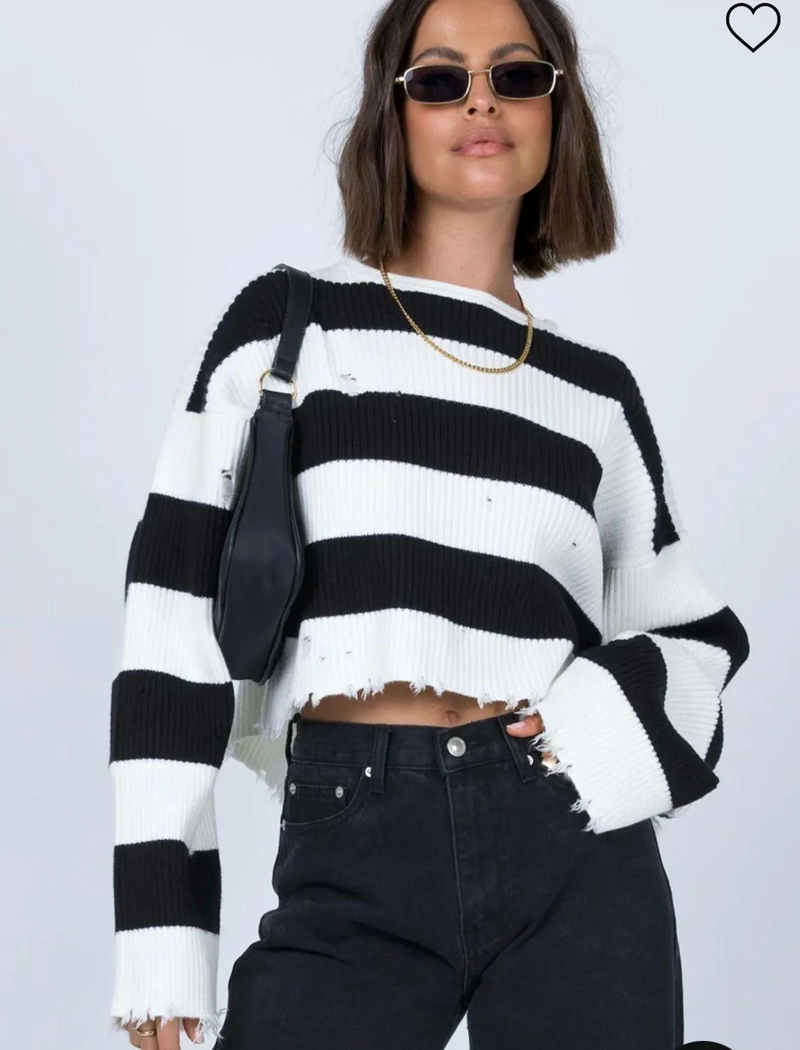 LONDON BRIDGE SWEATER WHITE/BLACK - Image 2