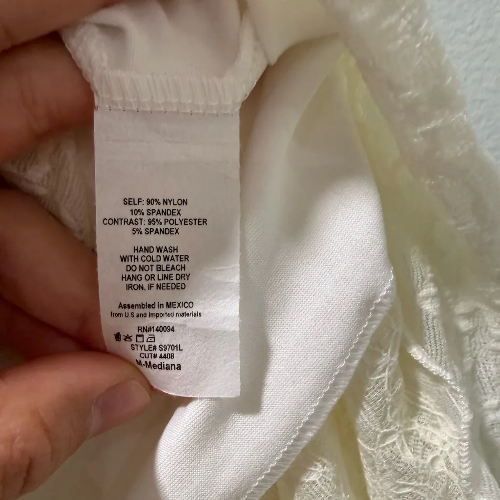 See You Monday Cream Lace Maxi Skirt - Image 10