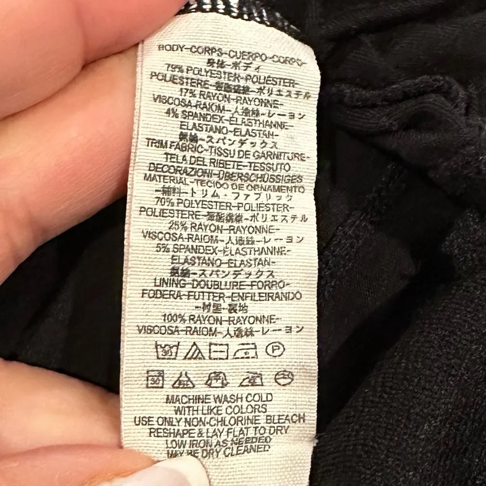 FREE PEOPLE BLACK CUT OUT SLEEVELESS STRETCH BODYCON RUFFLE SLEEVE CUTOUT DRESS - Image 8