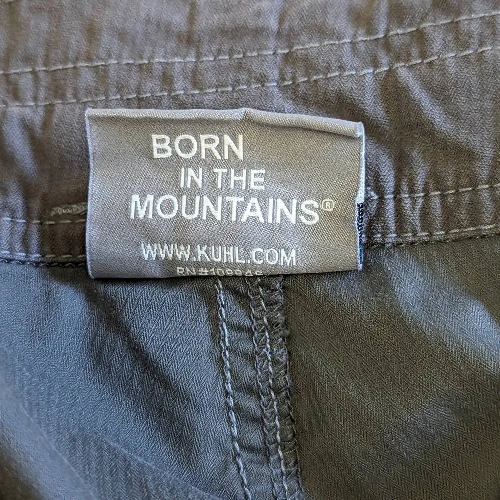 KUHL Kendra Hiking Pants Khaki Green Gray Womens 10 Camping Outerwear Gorpcore - Image 5