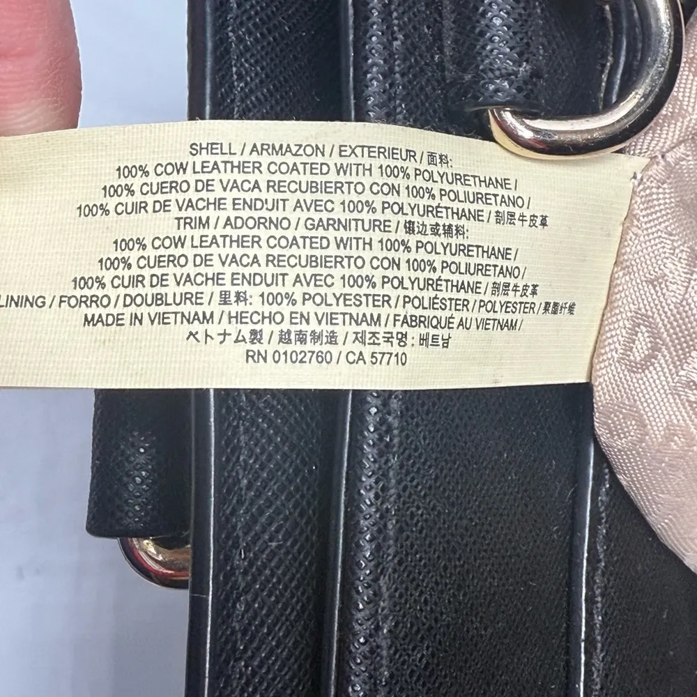 Kate Spade Reese Laurel Way Cream Black Handbag with Shoulder Strap - Image 12