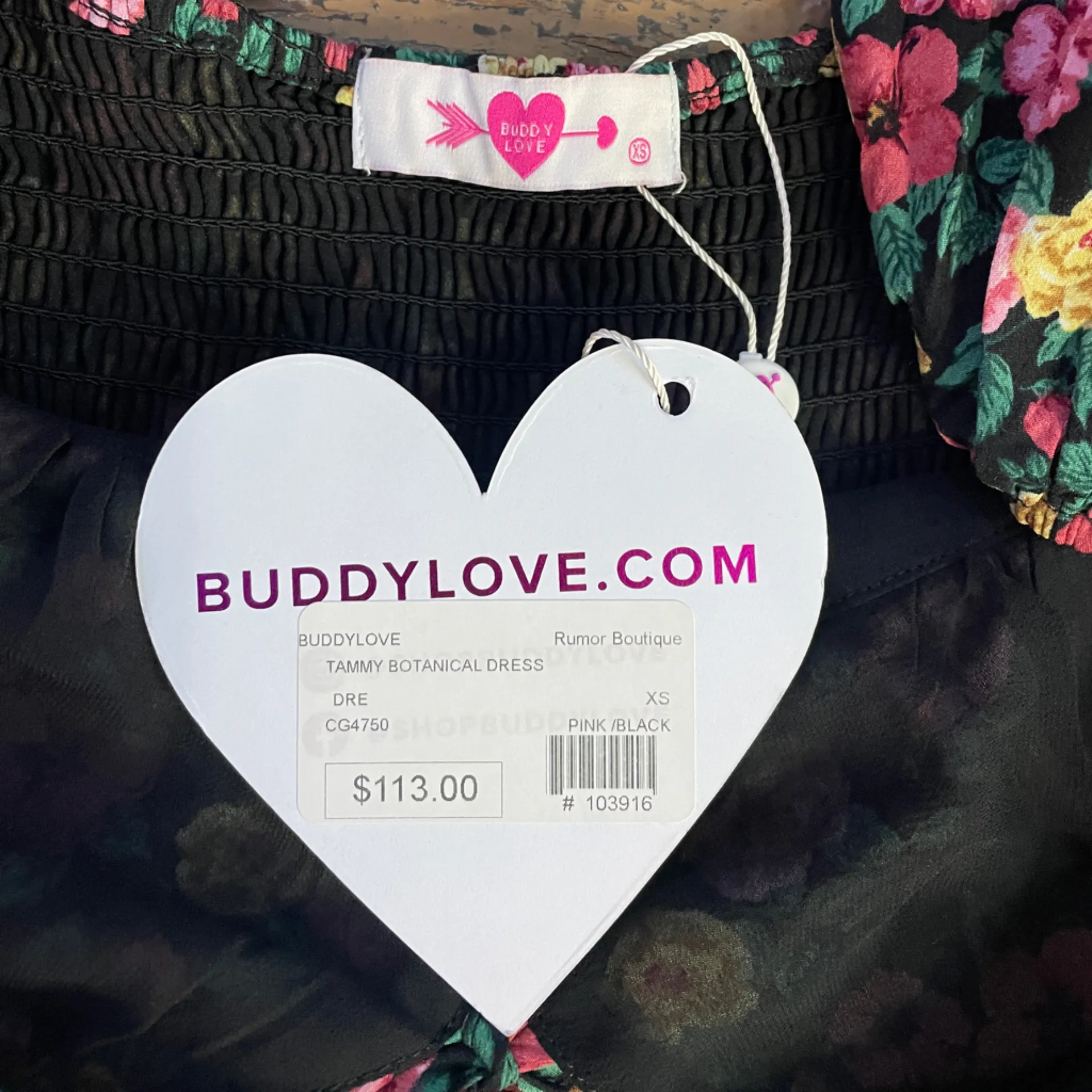 NWT Buddy Love Tammy Ruffle Floral Botanical Key Hole Mini Dress - Image 15