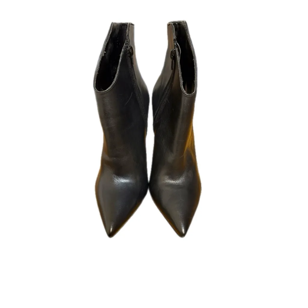 Aldo Sleek Black Heeled Boots - Image 6
