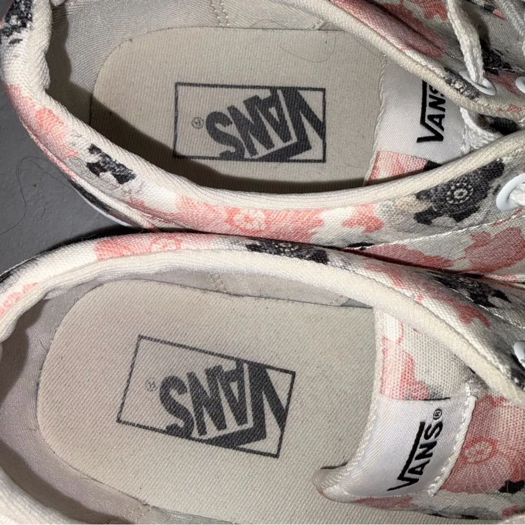 Vans Doheny California Poppy Platform Lace Up Canvas Floral Sneakers Shoes 8 - Image 9