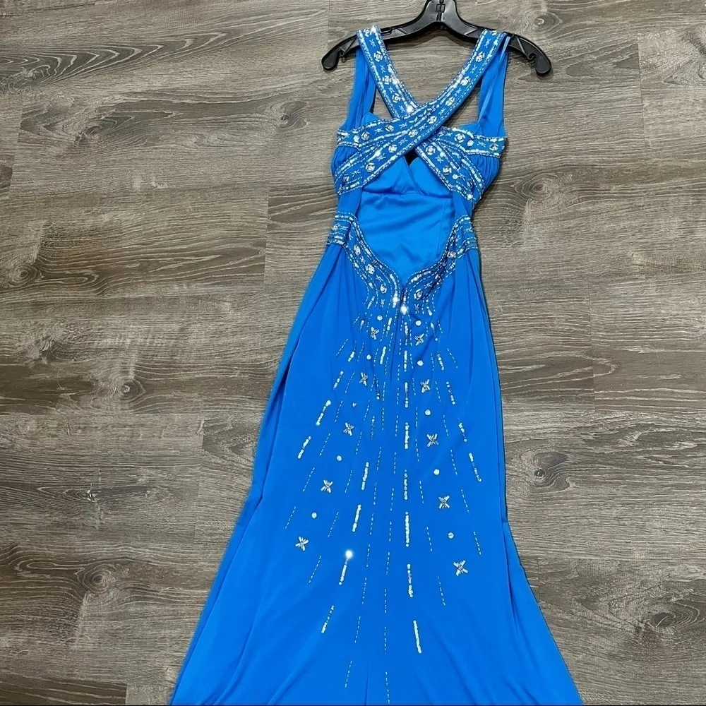 Hailey Logan Light Blue Formal Dress - Image 7