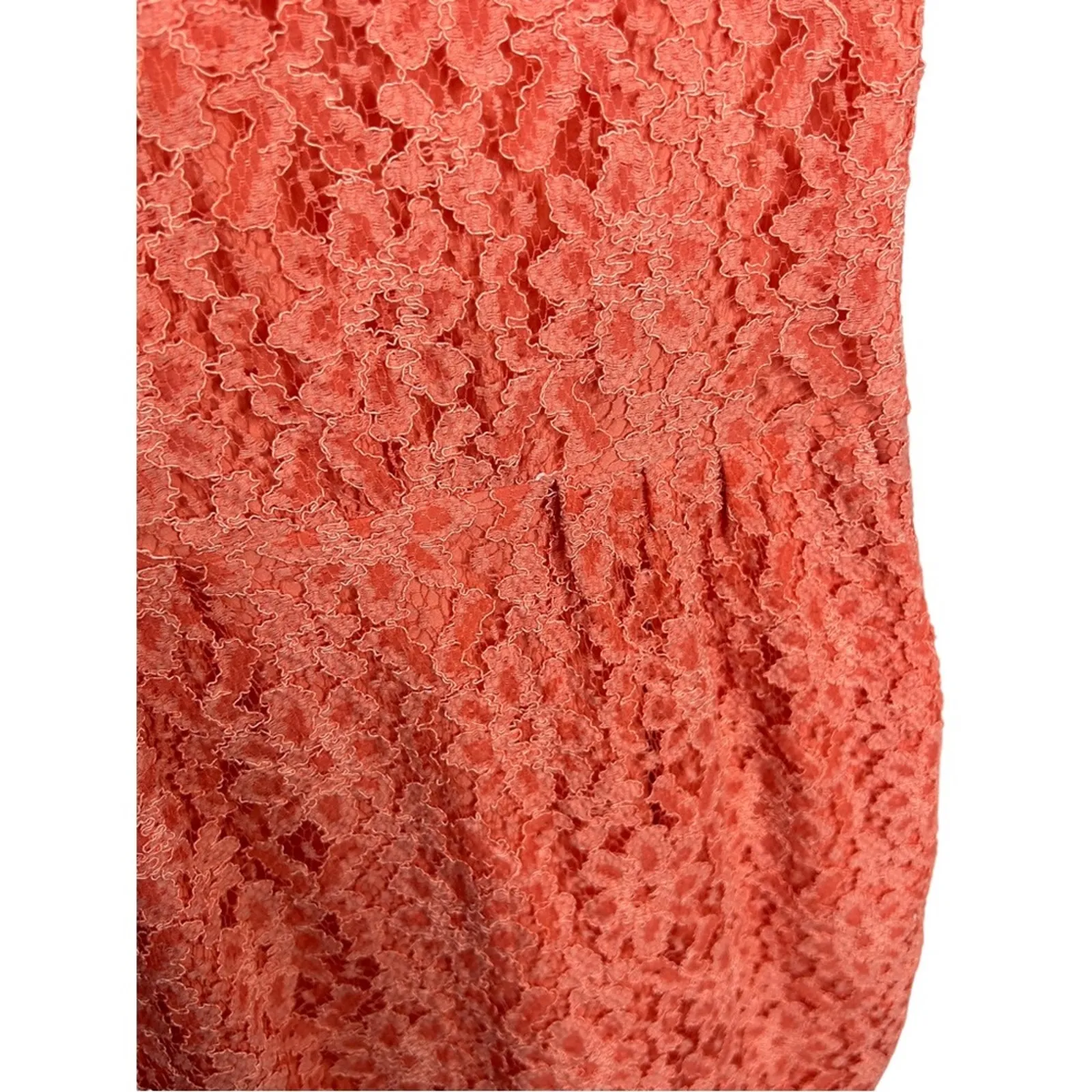 DV Dolce Vita Saurus Lace Coral Mini Dress Open Back - Image 8