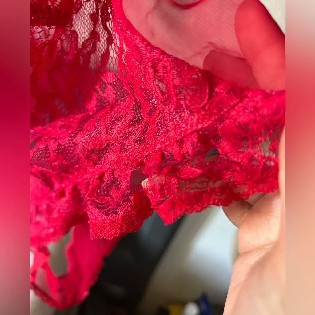 Vintage Victoria’s Secret Gold Label 90s Bodysuit Lingerie beaded lace - Image 10