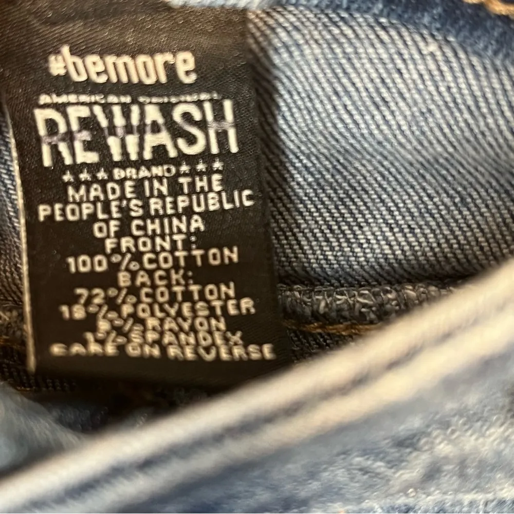 Rewash Distressed Jeans Skinny Stretch Sz 13 / 31 High Rise - Image 5