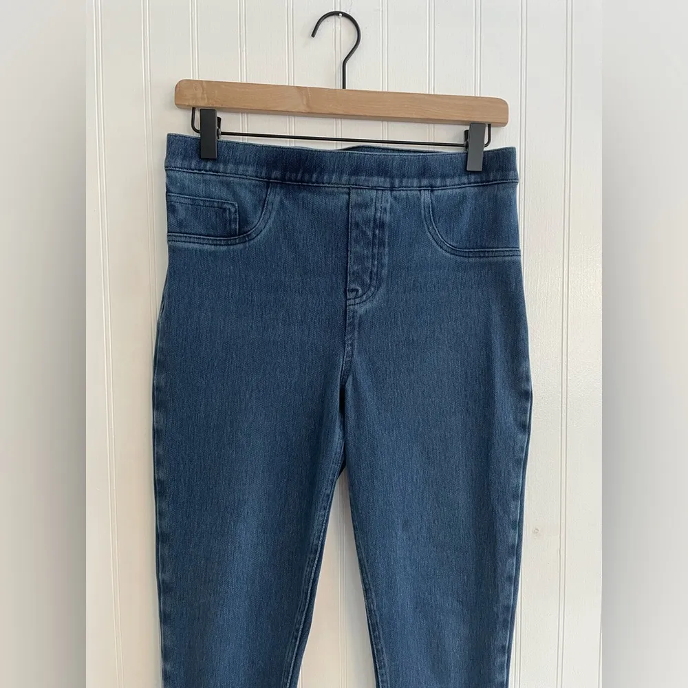 SPANX Jean-ish Ankle Leggings High Rise Skinny Jegging in Twilight Rinse Size M - Image 8