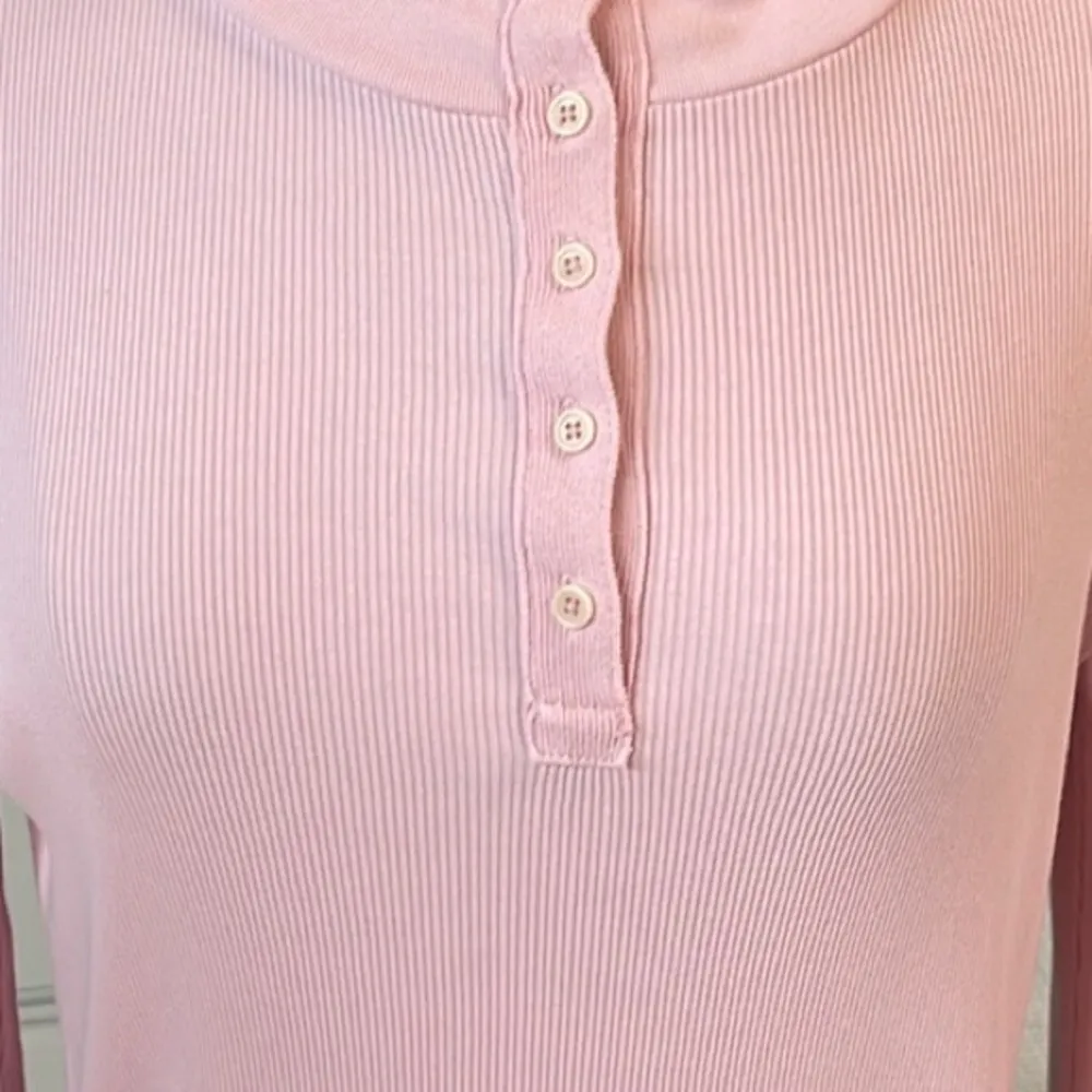 Jones New York Signature Pink Cotton Long Sleeve Womens Small - Image 5