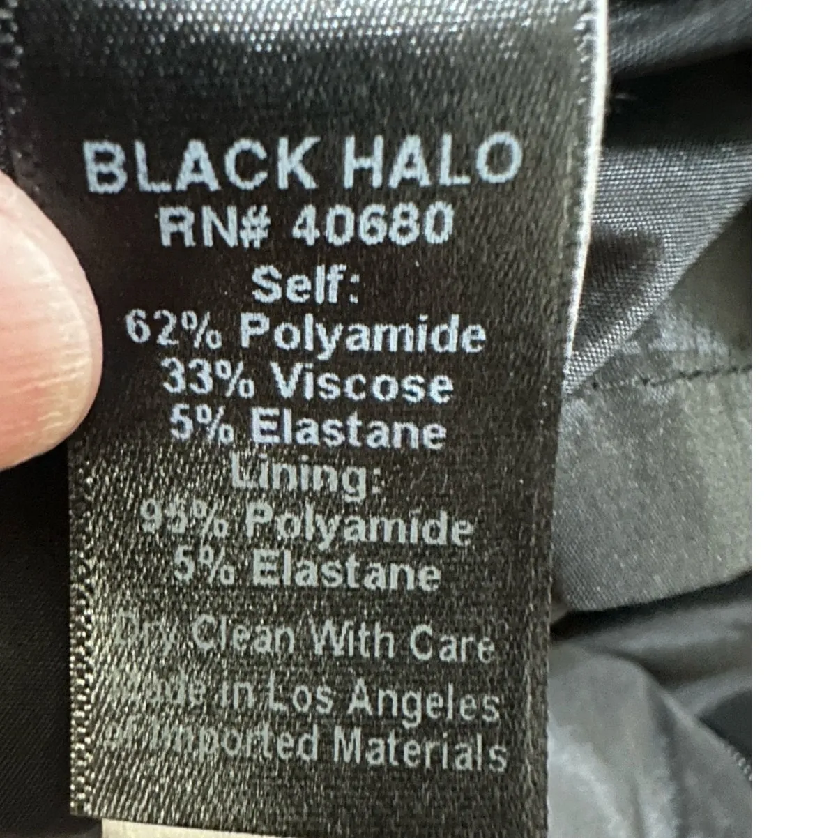 Black Halo Claire Mini Dress - Image 12