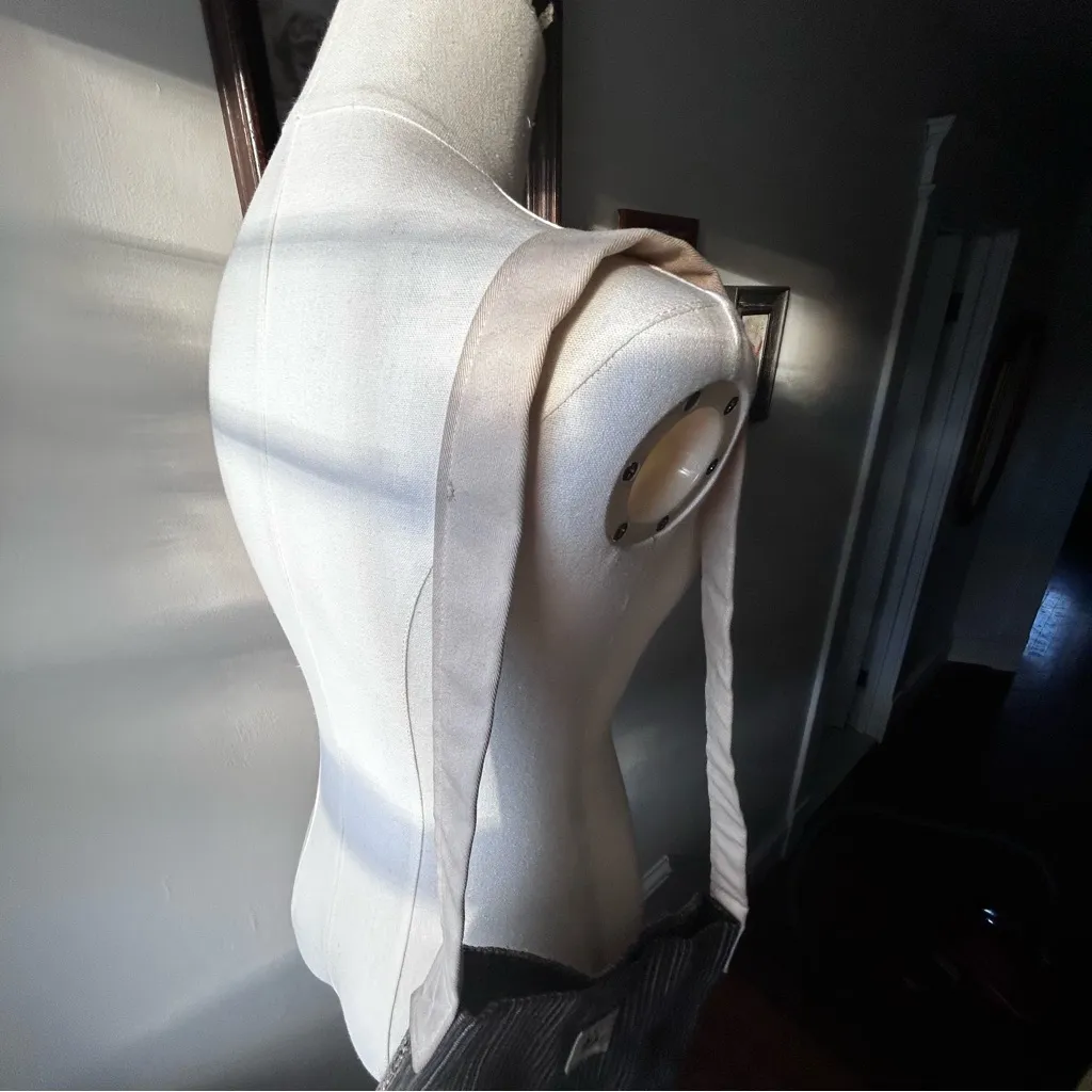 Olive Khaki Corduroy Tote Bag Green - Image 3