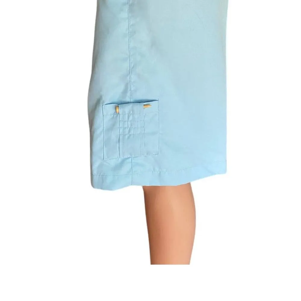 ALLYSON WHITMORE Light Blue Activewear Golf Shorts w/ Tee Pocket ~ Women's 12 - Image 3