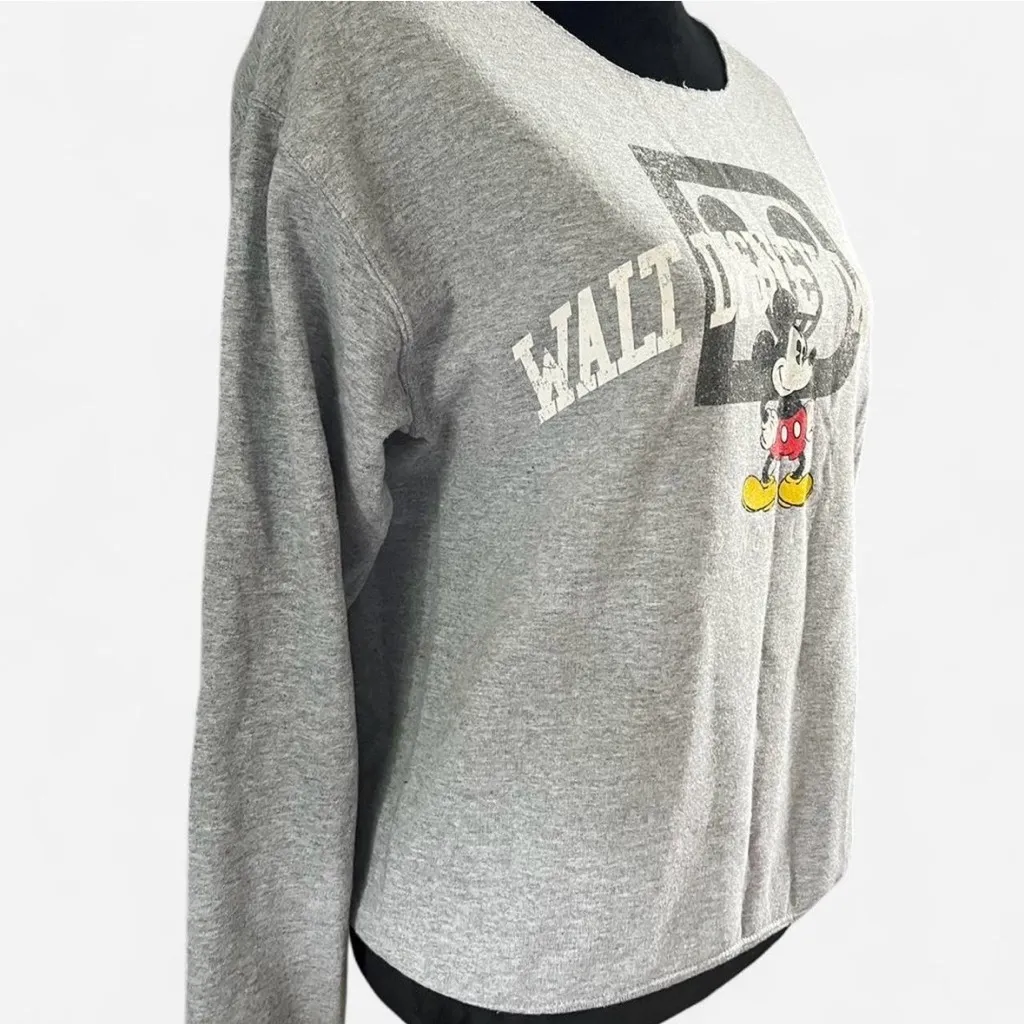Walt Disney World Sweatshirt, Measures Size Large, Distressed Gray - Image 6