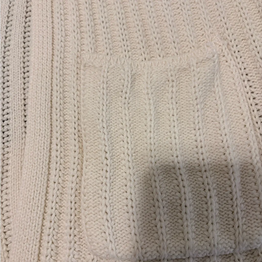 American Eagle Outfitters Ivory Knit Sweater - Image 7