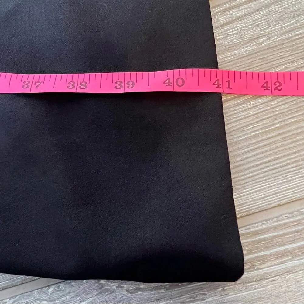 Betsey Johnson black sheath dress crystal buttons sz 10 - Image 4