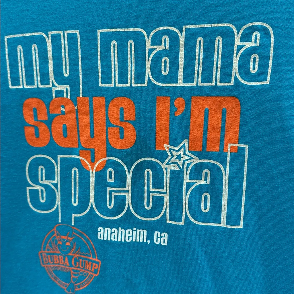 Bubba Gump Shrimp Graphic Tee Shirt My Mama Says Im Special Womens 2X Fit Large - Image 6
