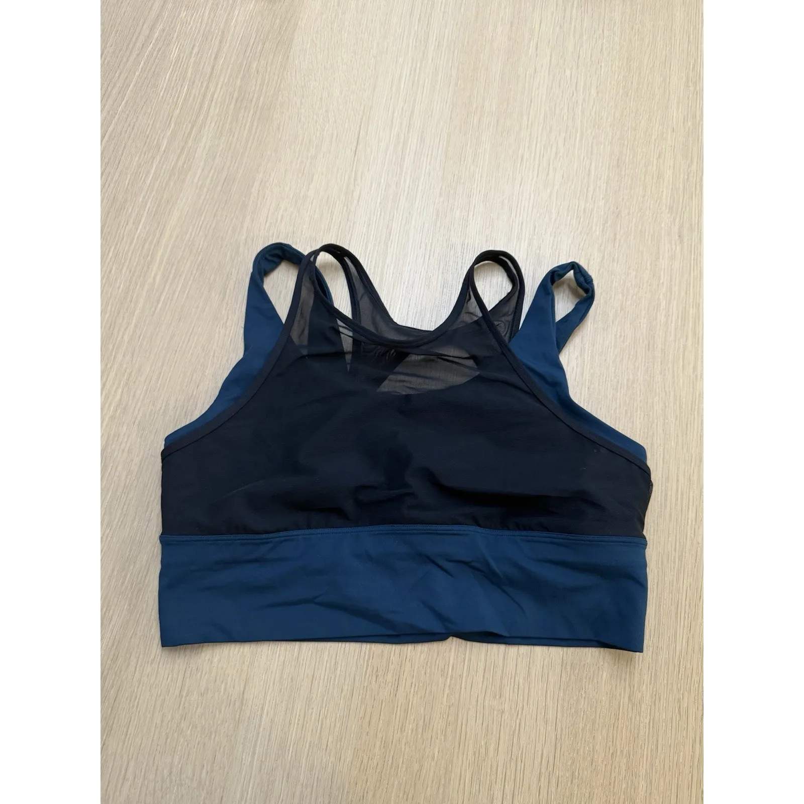 Lululemon Double Tap II Bra Layered Tank Activewear Submarine Size 12 Xx1350 - Image 3