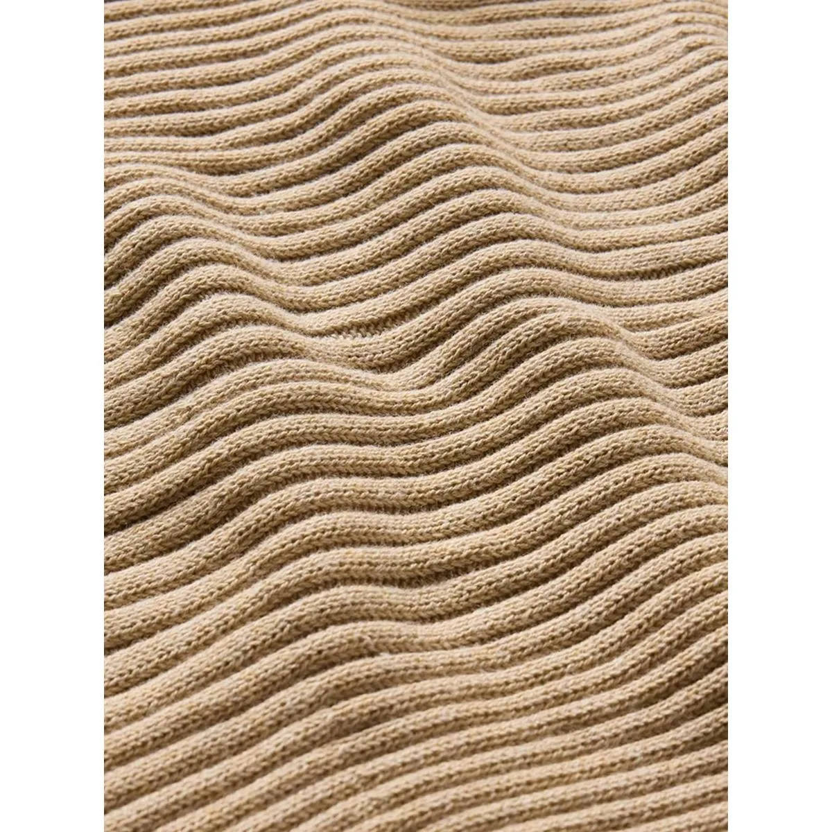 Gap Cotton Rib Sweater V-Neck Maxi Dress Iconic Khaki Tan NWT Size XS Petite - Image 7