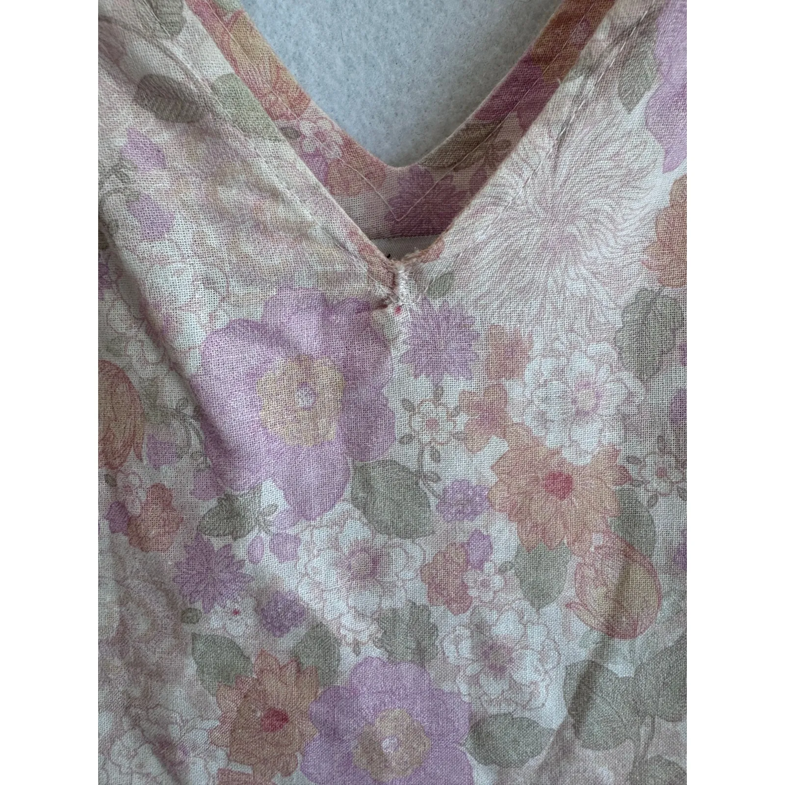 Petal + Pup Pink Floral Midi Dress ruffle Cottagecore Sundress Pockets S/4 - Image 9