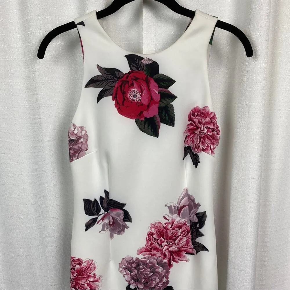C/Meo Collective Ivory Floral Erase Me Scuba Knit Dress Sz.S NWT - Image 5