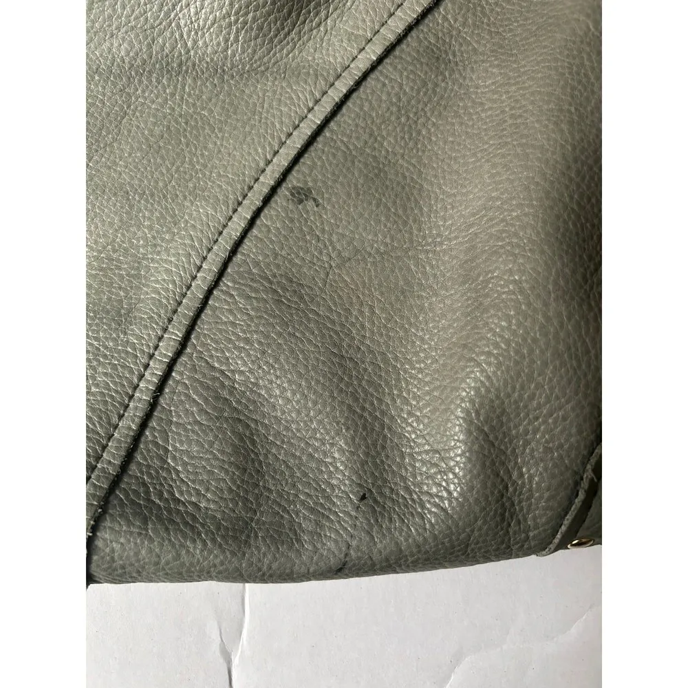 Bulga Leather Hobo Purse Handbag - Image 3