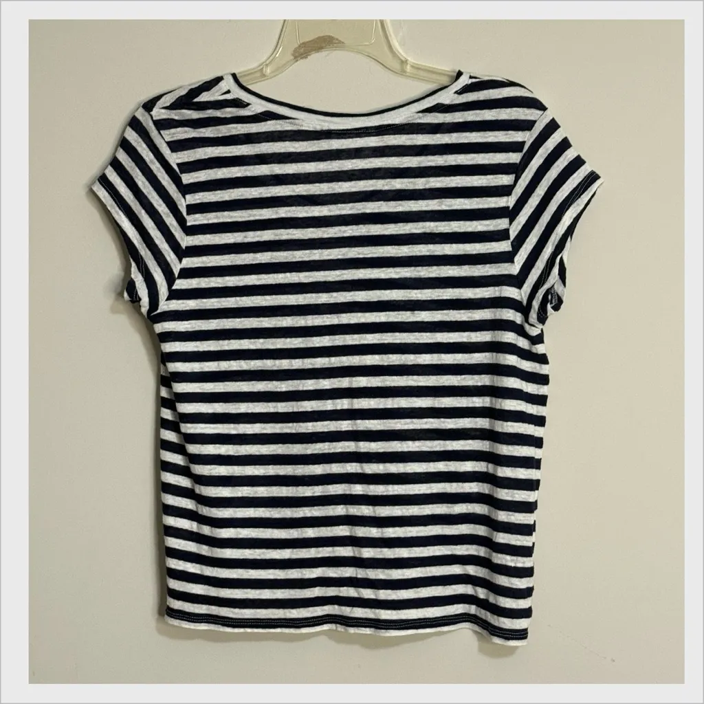 Cynthia Rowley ✨ Linen Blouse Size Large - Image 2