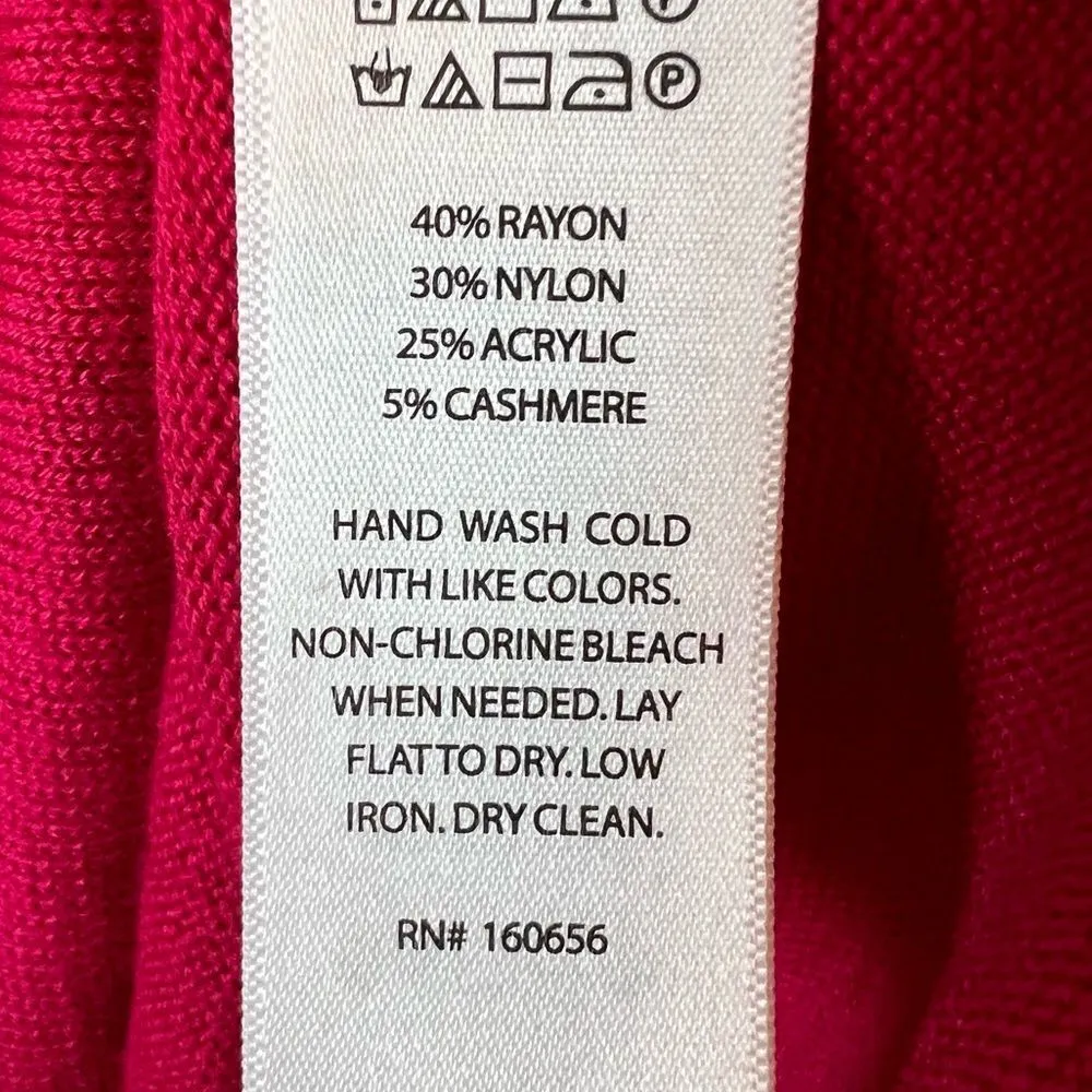 NWT Cashmere Blend Rachel Zoe Game Day Sweater LOVE Basketball - Image 3